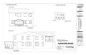 Sunroom Superimposed Elevations scaled