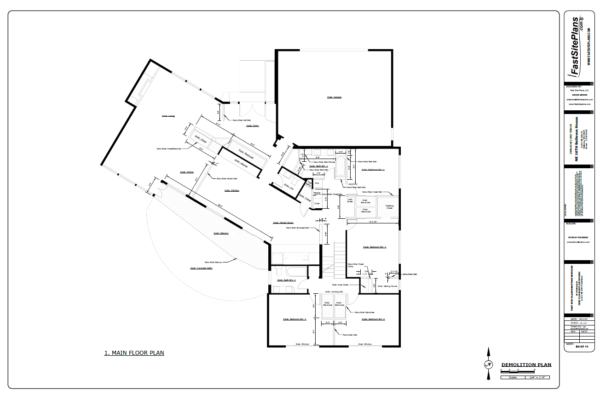 demolition plan drawing