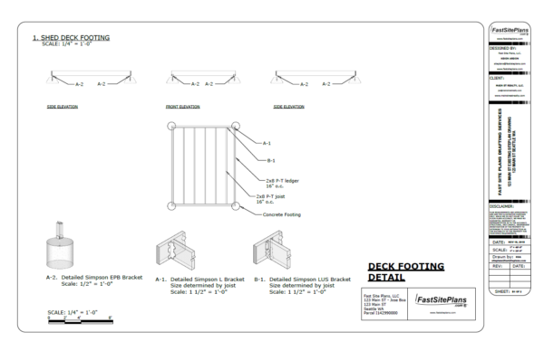 shed deck drawing