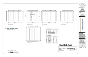 shed framing drawing