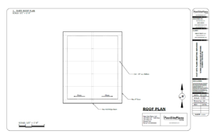 shed roof drawing