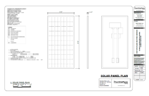 solarpanel plan drawing