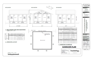 sunroom plan drawing