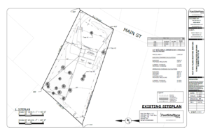 tree siteplan drawing